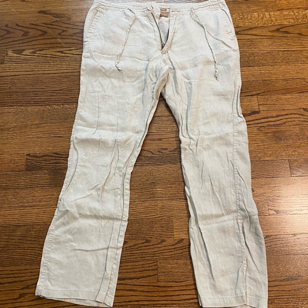 Men’s linen pants. Size large